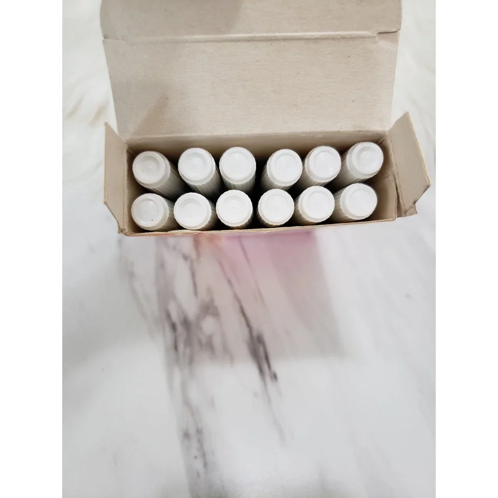 BLUE 12 BOX Vintage MAGIC MARKER Box Of 12 Watercolor Broad Line Liquid Crayons